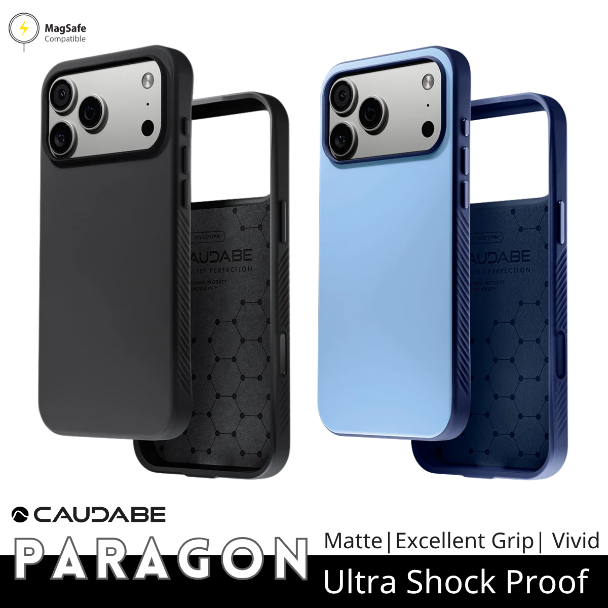 【美國Caudabe】Paragon (鏡頭開孔) iPhone 18 Pro Max 手機保護殼 (原裝行貨)