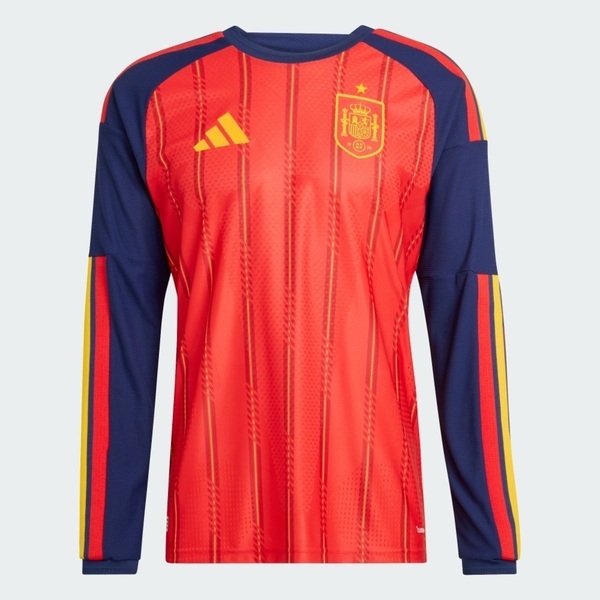 Adidas 愛迪達 Rfef H Jsy Aul JZ5776 男 長袖上衣 休閒長袖 世界盃 西班牙主場 紅