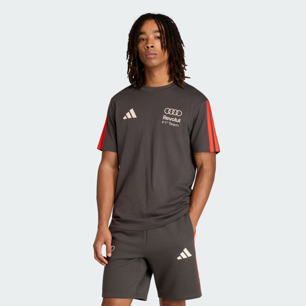 Adidas 愛迪達 Au Dna Tee M KE6096 男 T恤 運動上衣 休閒短袖 純棉 深灰黑