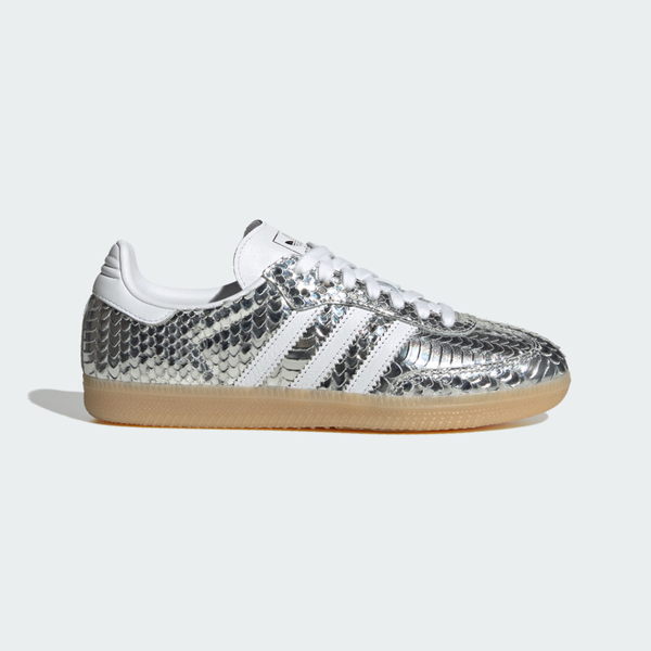 Adidas 愛迪達 Samba OG W IH9016 女 休閒鞋 德訓鞋 復古鞋 蛇紋 膠底 銀