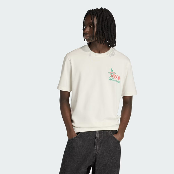 Adidas 愛迪達 Mascot Tee Piq KE2037 男 T恤 運動上衣 休閒短袖 純棉 雲朵白