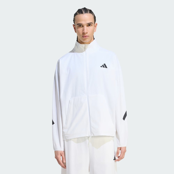 Adidas 愛迪達 M Z.n.e. Wv Tt KF6442 男 立領外套 運動外套 休閒穿搭 白