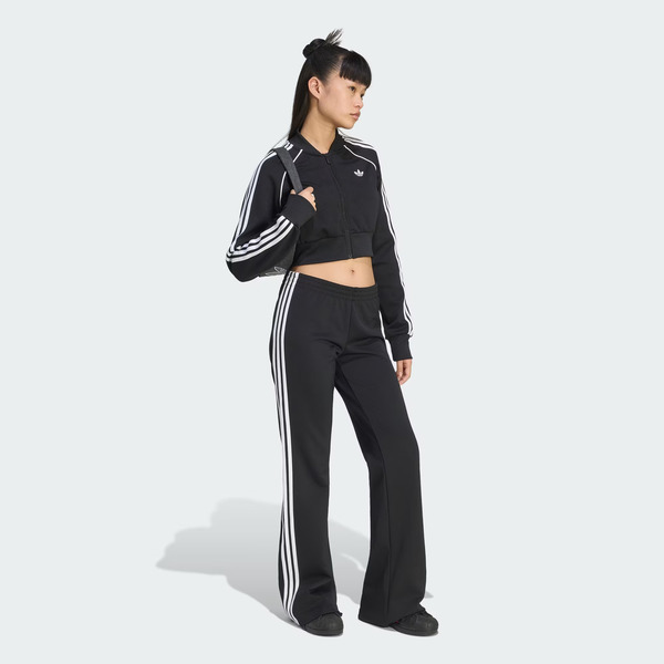 Adidas 愛迪達 Flared Pants KQ6424 女 長褲 運動長褲 休閒長褲 喇叭褲 黑