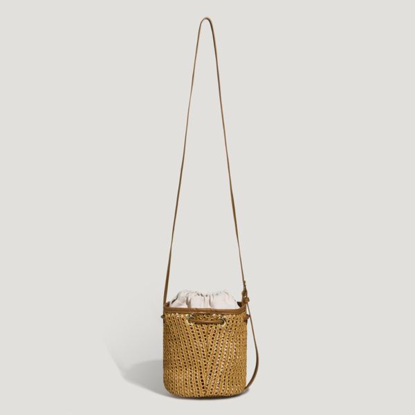 Adidas 愛迪達 Crochet Cbd Bag LE9845 側背包 肩背 斜背 編織 渡假 棕