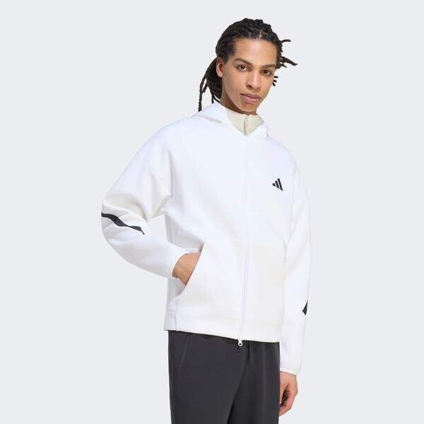 Adidas 愛迪達 M Z.n.e. Fz KF6439 男 立領外套 運動外套 休閒穿搭 白