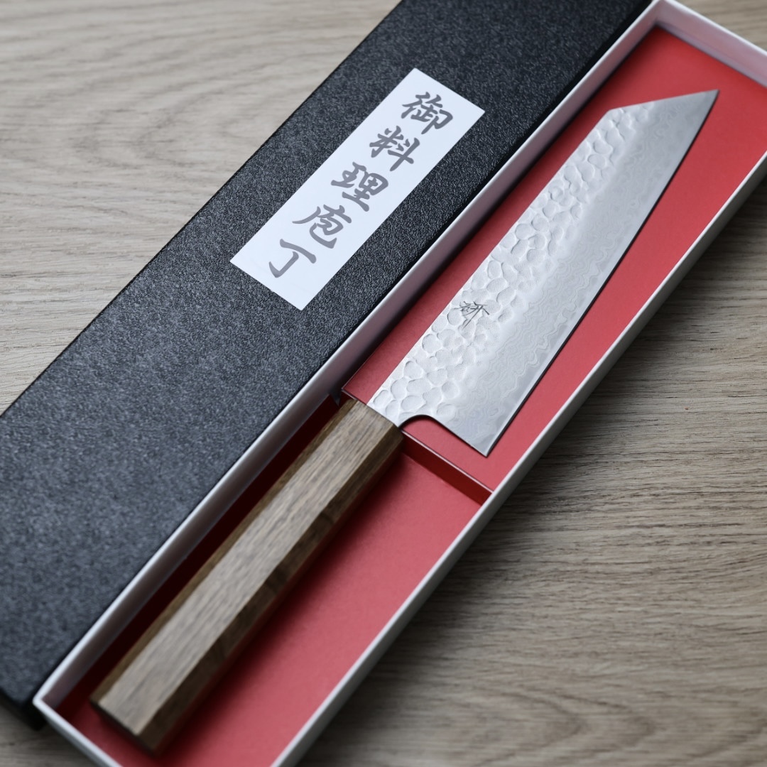 作SAKU 研 文化 170mm 銀三鋼 大馬士革鎚目