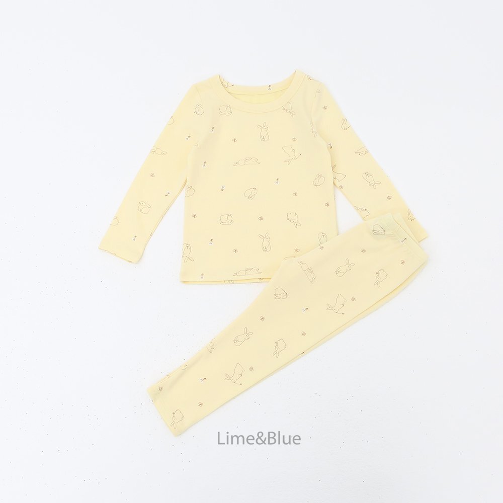 正韓秋Limeblue 六色溫柔兔兔家居服