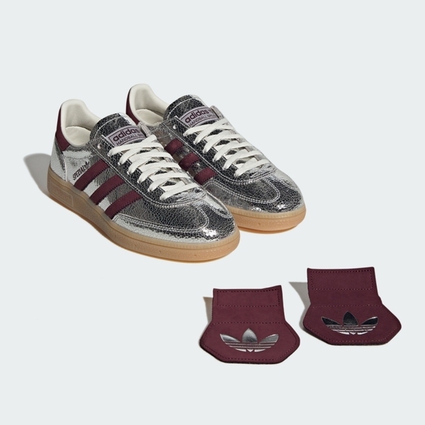 Adidas 愛迪達 Handball Spezial LT W KK4447 女 休閒鞋 復古 皮革 銀 酒紅