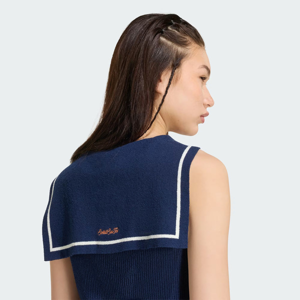 Adidas 愛迪達 Sleeveless Polo KX0744 女 Polo衫 運動上衣 無袖 休閒 針織 深藍