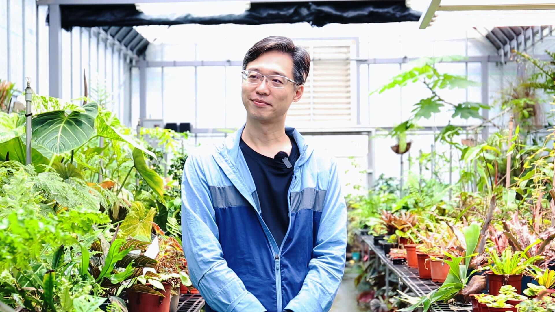 吳俊偉博士在園藝溫室分享植物照明觀點