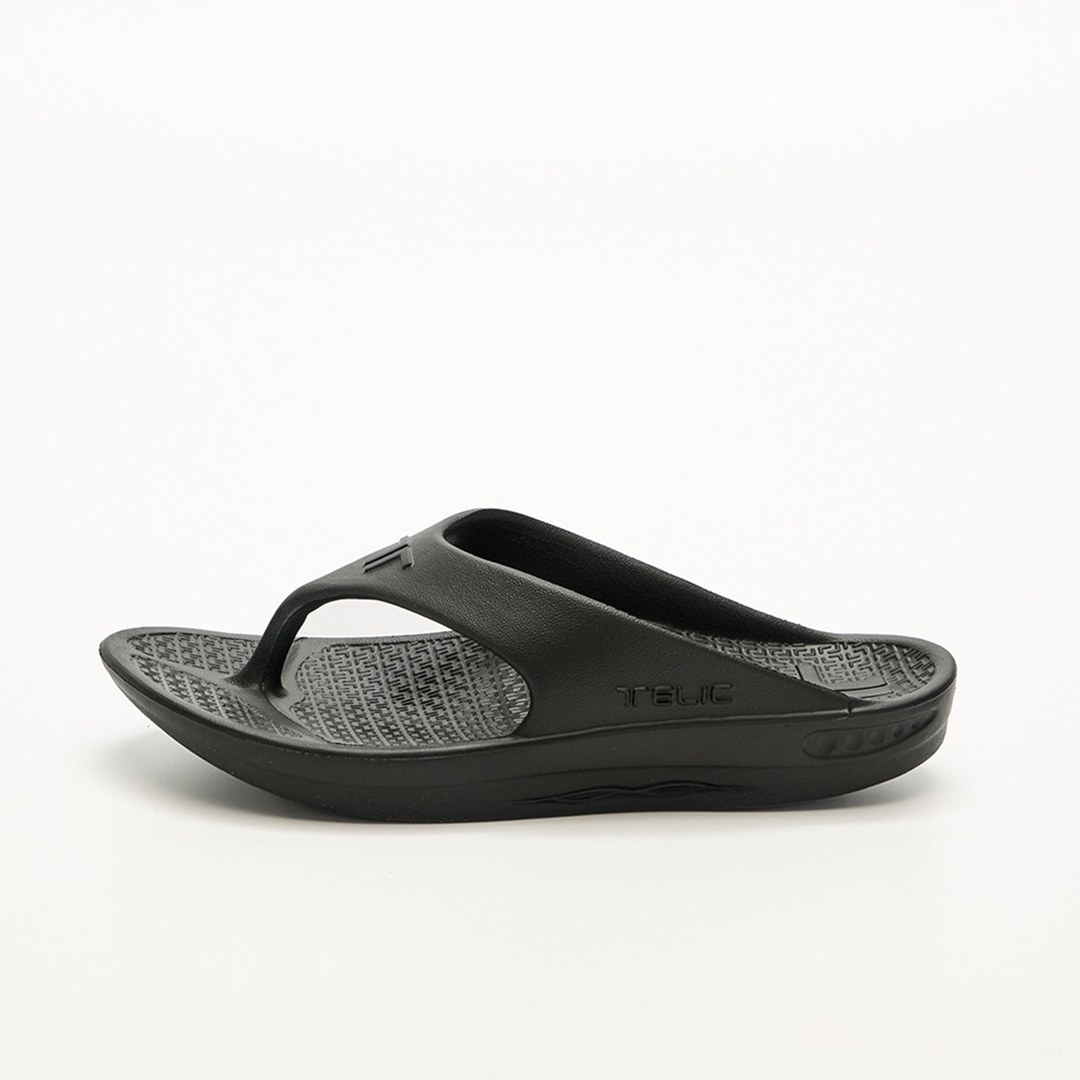 Telic 美國 SiliComfy® Energy 輕量夾腳拖 (午夜黑色) *30TC10001