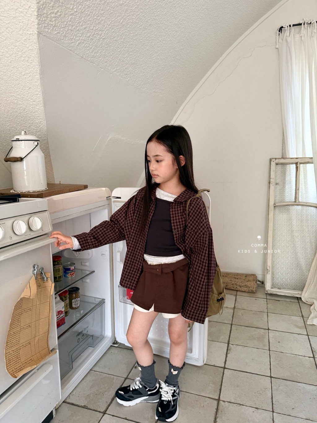 正韓秋COMMA 兩色個性工裝短褲