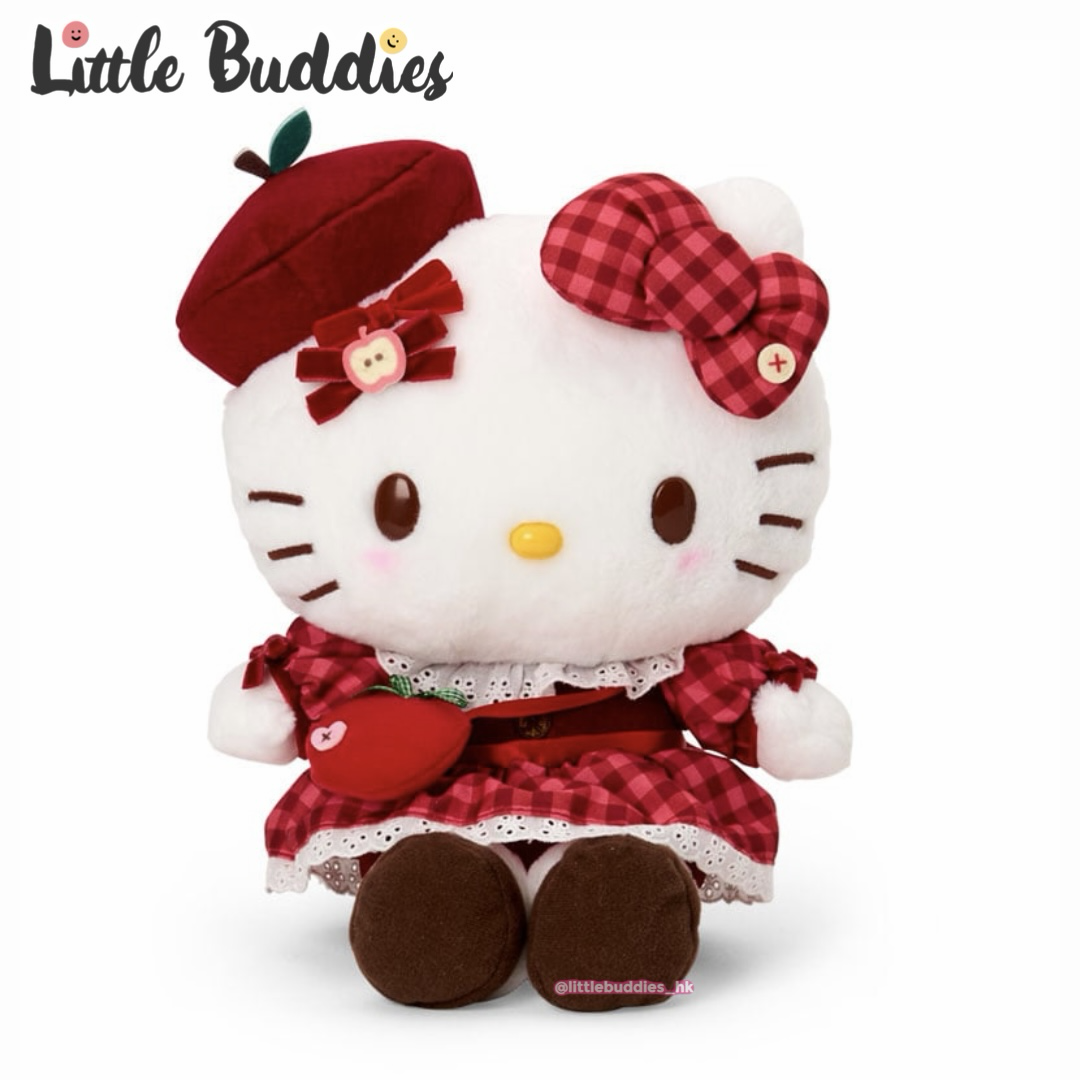日本 Sanrio 紅蘋果系列 Hello Kitty 公仔
