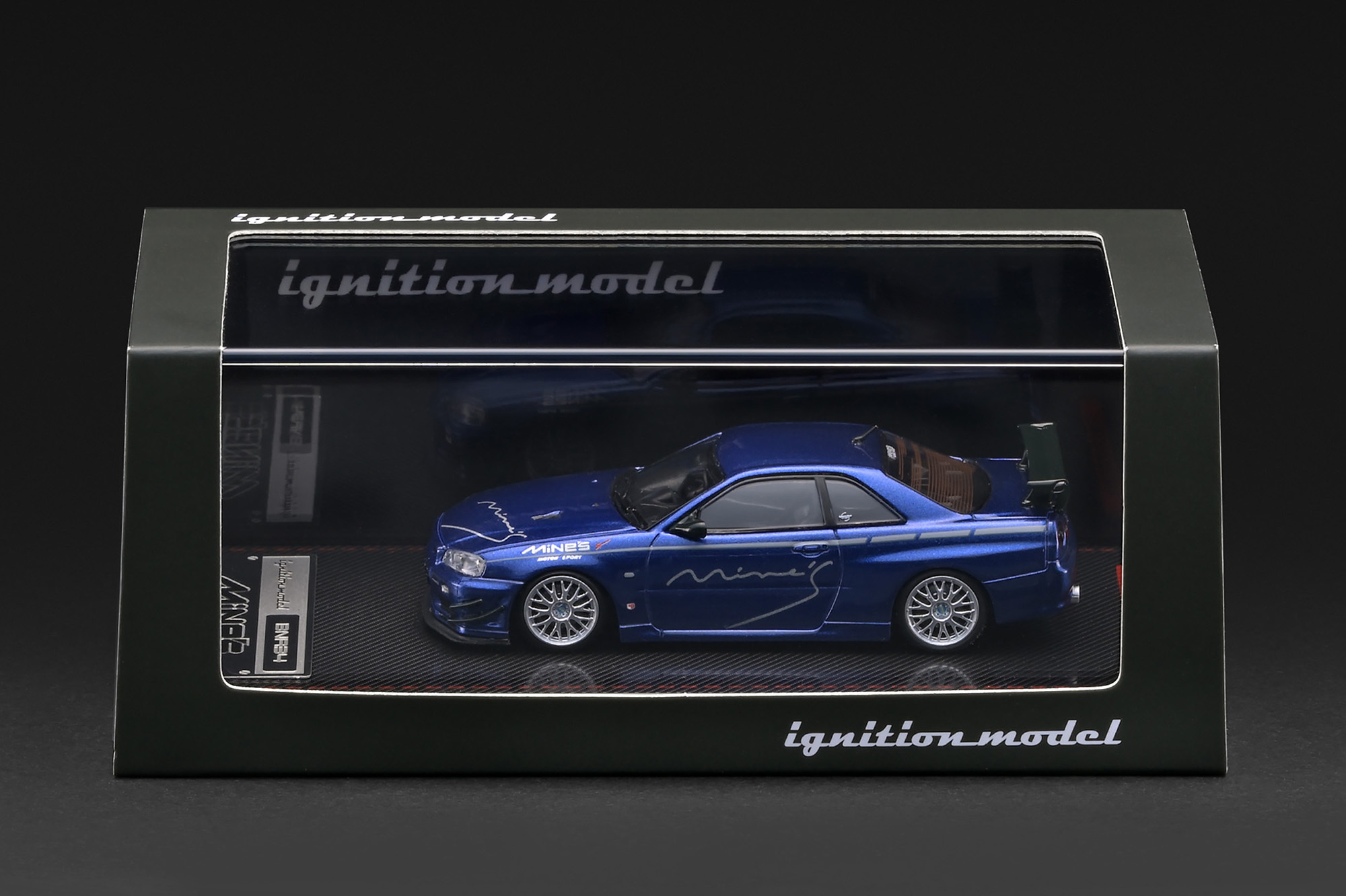 [預訂] Ignition Model 日產Nissan Skyline GT-R Mine's (R34) 金屬藍