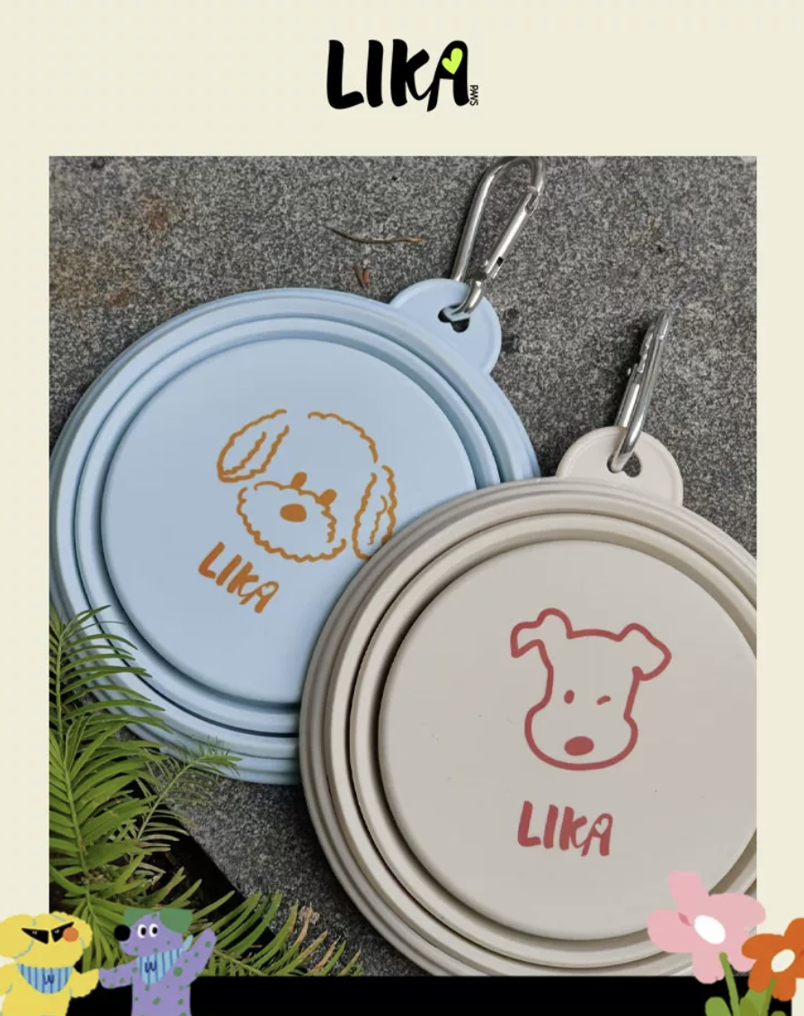 Likapaws 摺疊碗 (雙色)