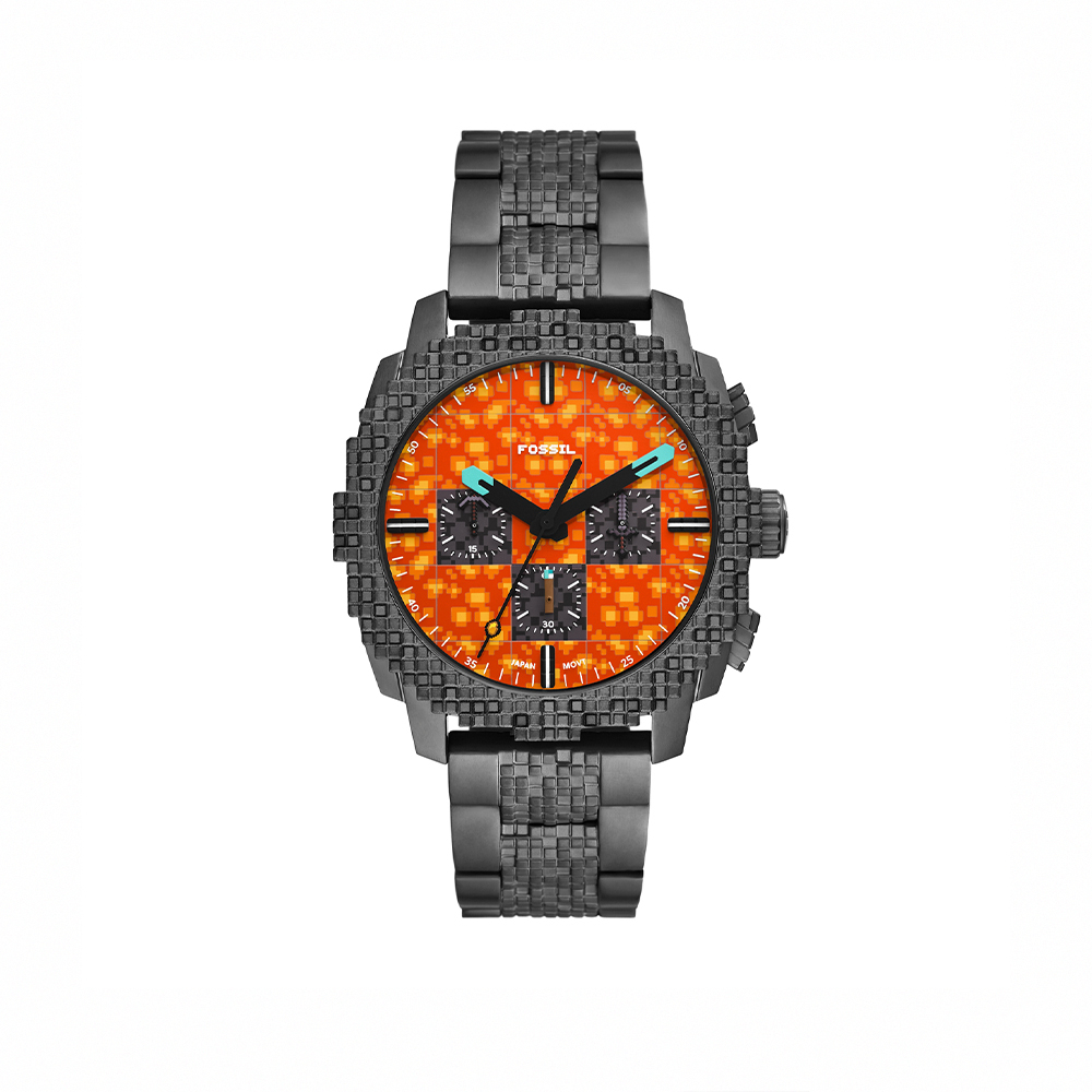 Minecraft × FOSSIL The Nether 獄髓限量聯名計時手錶 LE1251