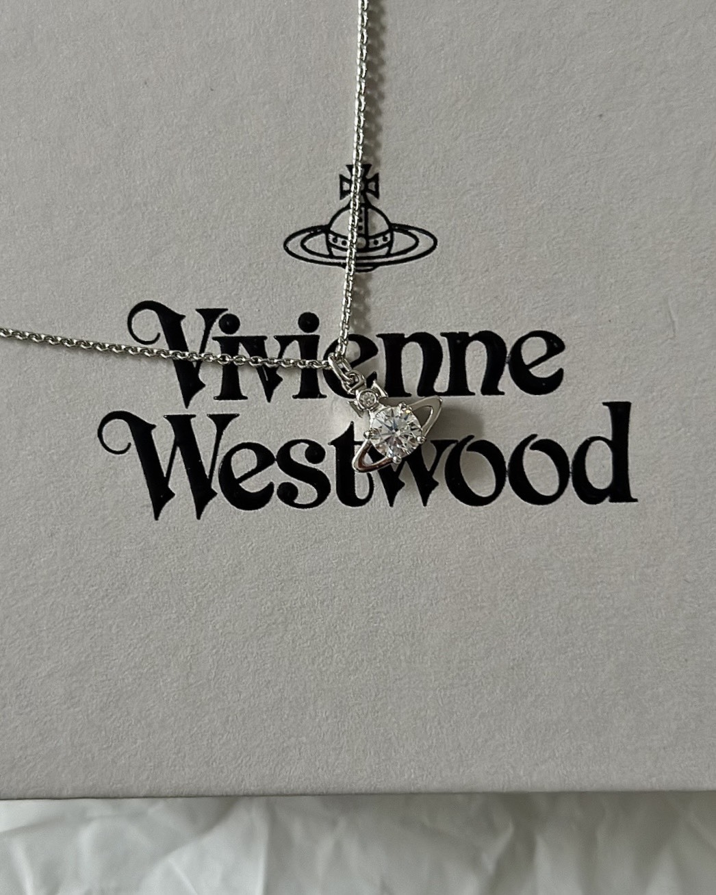 <48小時限定價> Vivienne Westwood Viv Reina 西太后 薇薇安 水鑽 土星 項鍊