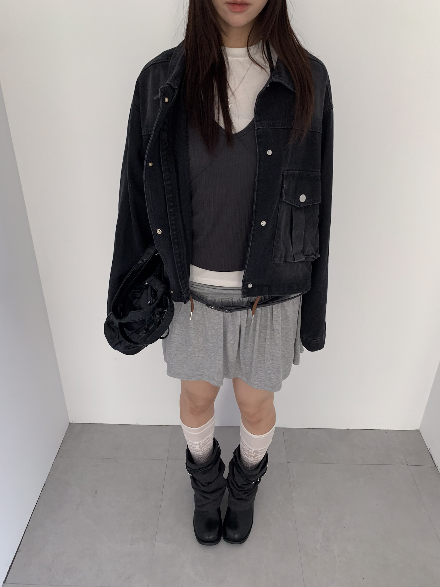 ISA_Autumn Feeling 復古水洗牛仔外套_69015