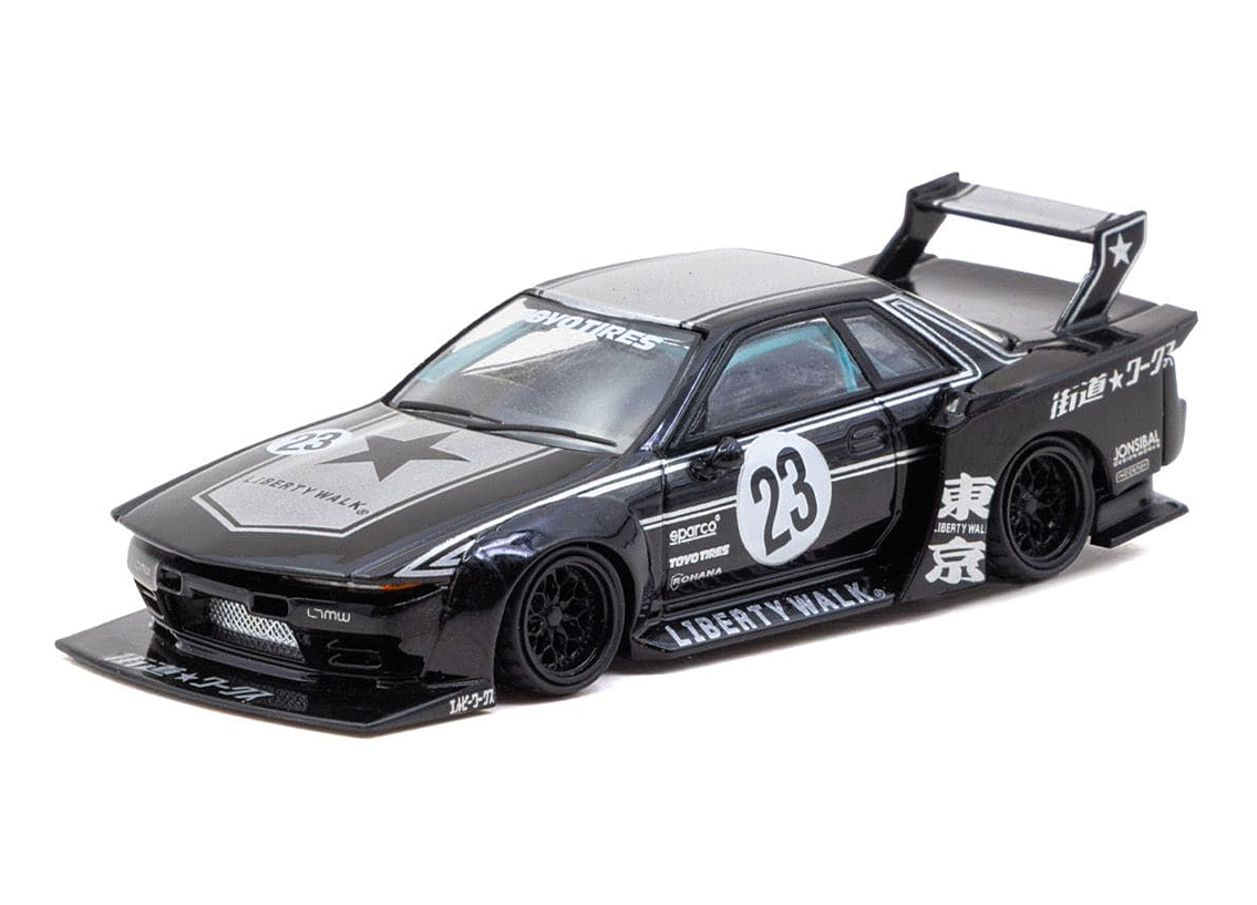 [預訂] Tarmac Works LB-KAIDO WORKS 日產Nissan R32 Skyline 黑色