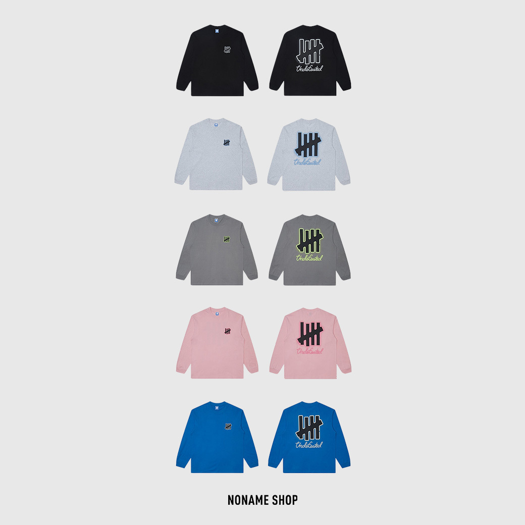 UNDEFEATED FW26 經典 撞色 外光暈LOGO 長袖 五色 (男款)