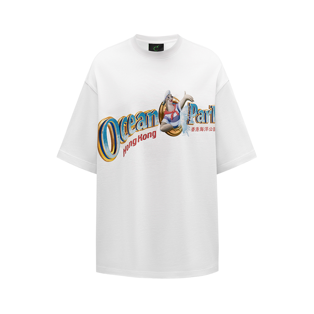 OP WHITE SHORTSLEEVE T-SHIRT