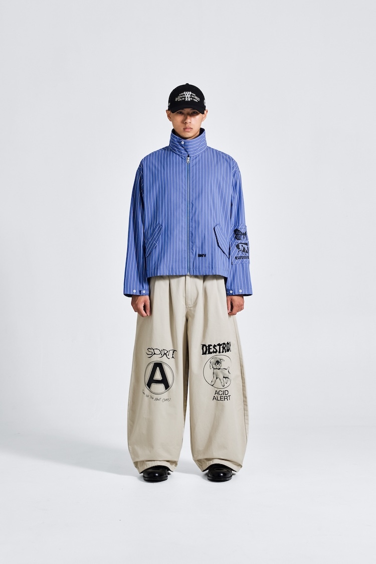Wall of Sound - 4:19/"SPUR" RE-HARRINGTON JACKET - BLUE