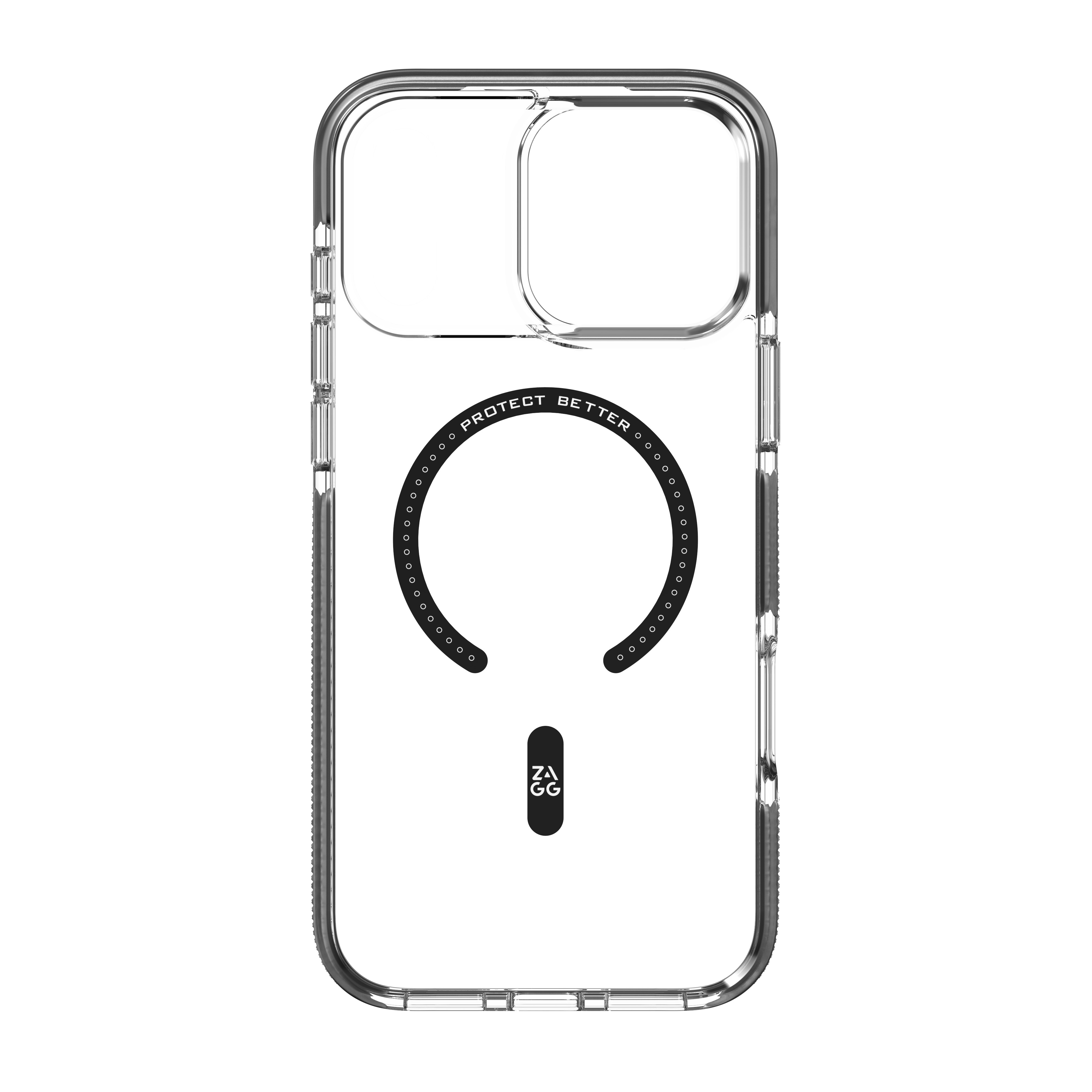 ZAGG iPhone 18 Pro 系列 Santa Cruz Snap 磁吸透明石墨烯手機保護殼