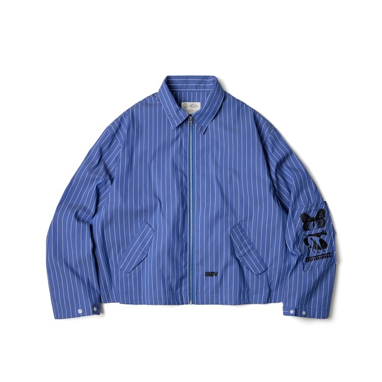 Wall of Sound - 4:19/"SPUR" RE-HARRINGTON JACKET - BLUE