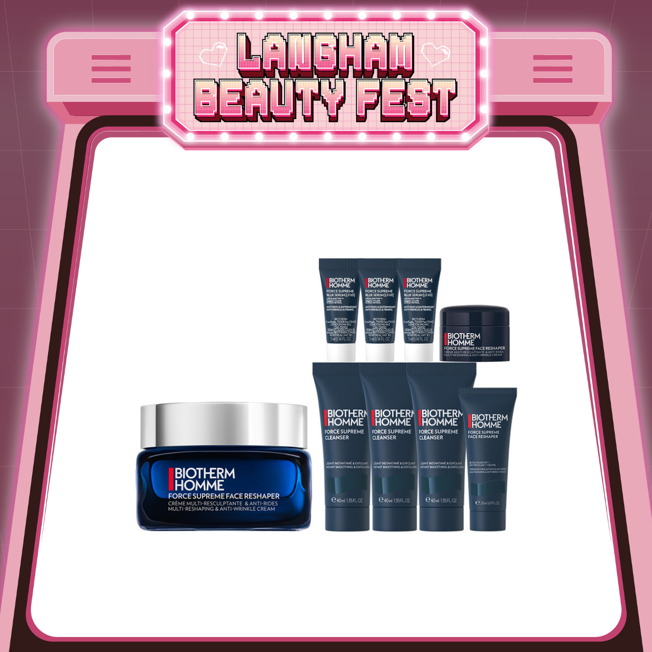 BIOTHERM 全新男士緊緻淡紋重塑面霜套裝