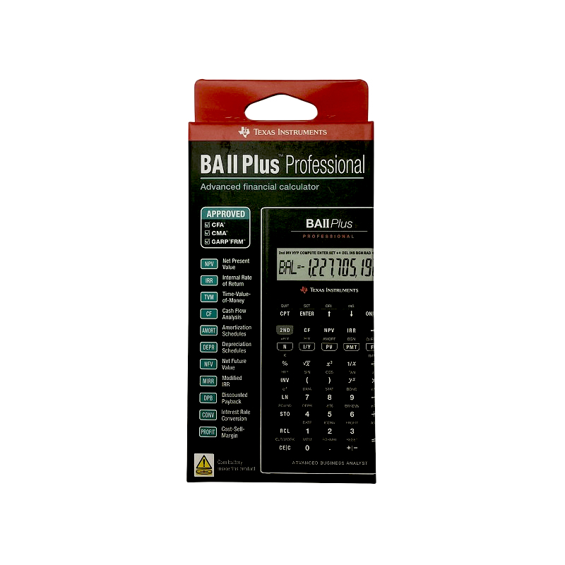 Texas Instruments BA II Plus Professional 財務計數機