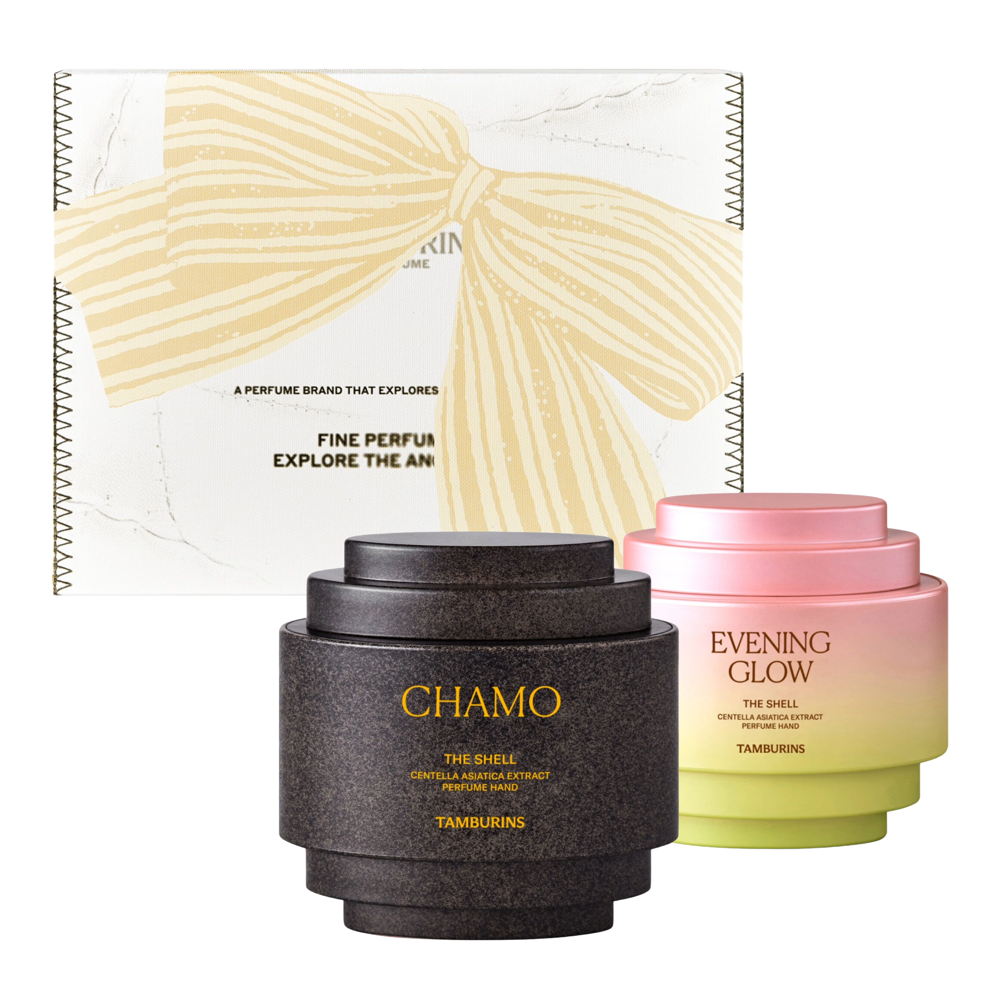 TAMBURINS 貝殼香氛護手霜套裝 Set #Chamo 15ml + Evening Glow 15ml