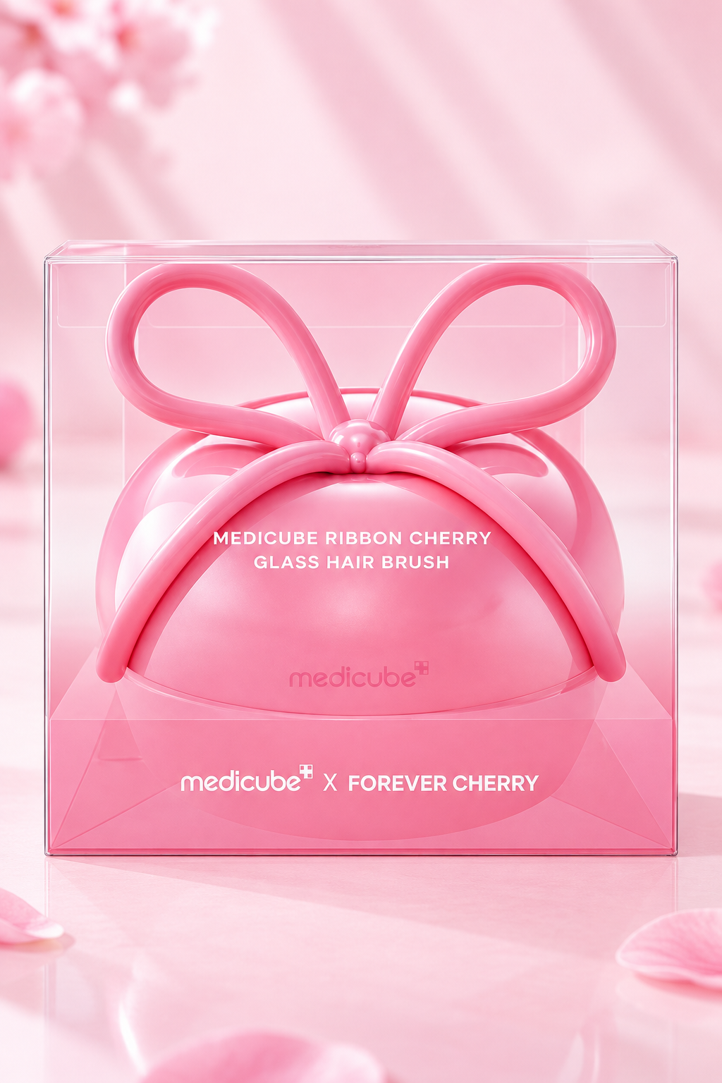 【 10/6收單 】日本代購 medicube 美髮梳 Ribbon Cherry 蝴蝶結櫻桃梳