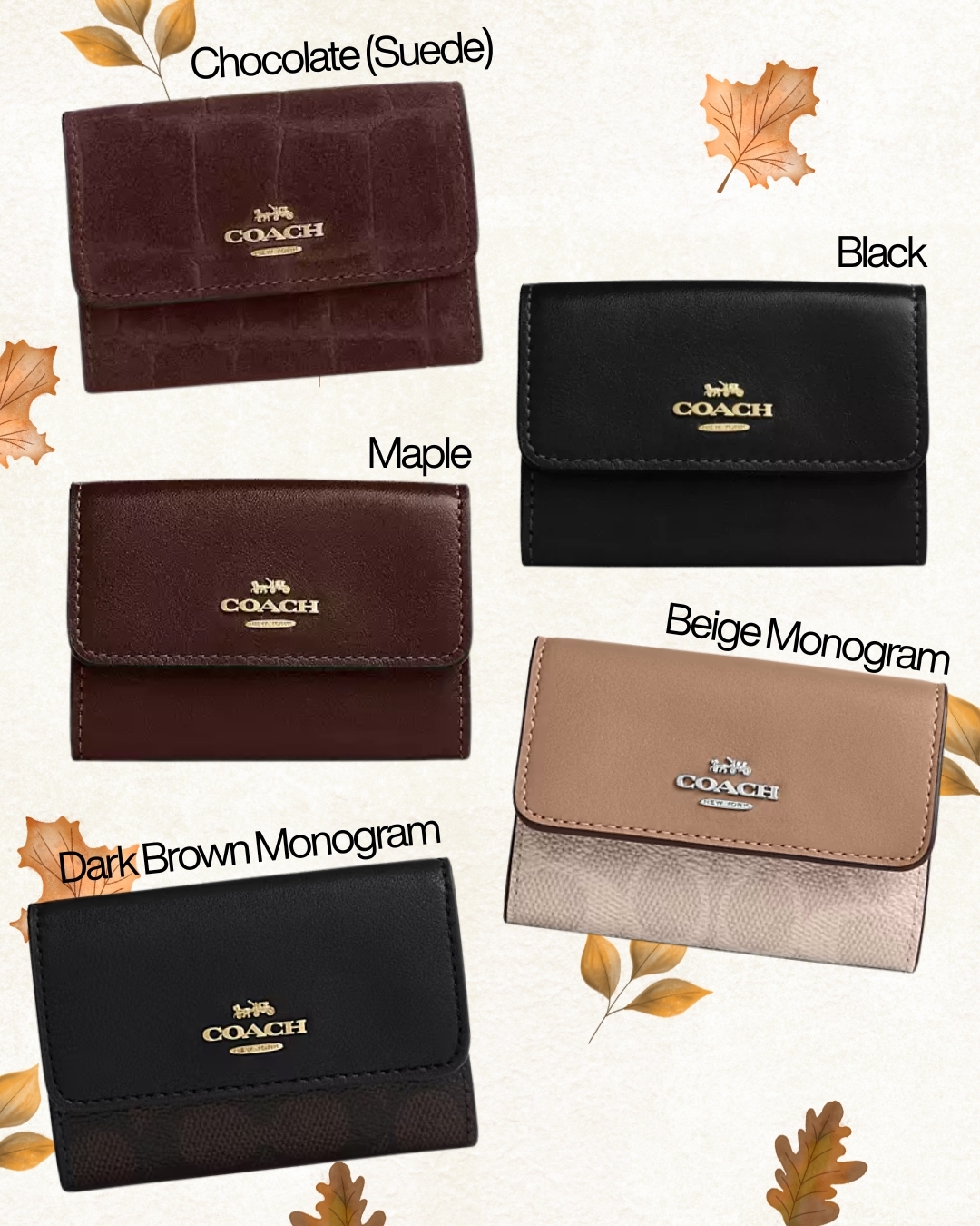 Coach Flip Card Case