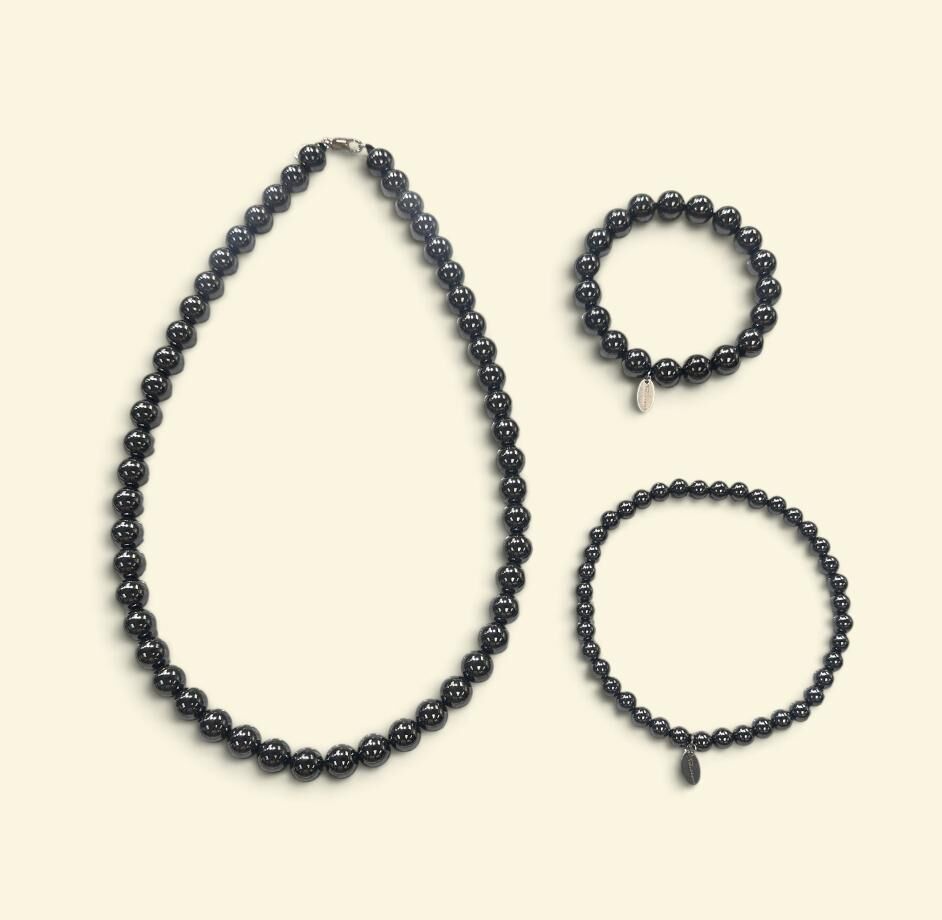 A18 DAIICHI 6A醫療級鈦黑磁石套裝 10mm手頸+6mm腳3件裝