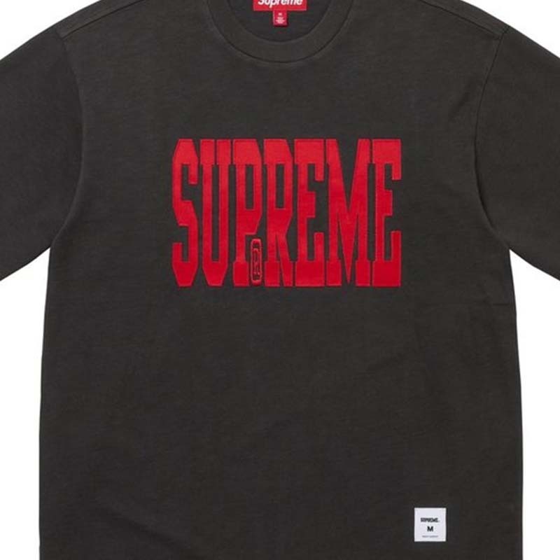 Supreme Stretch S/S Top Black 貼布短袖 黑色 FW26KN52-BK [台灣現貨]