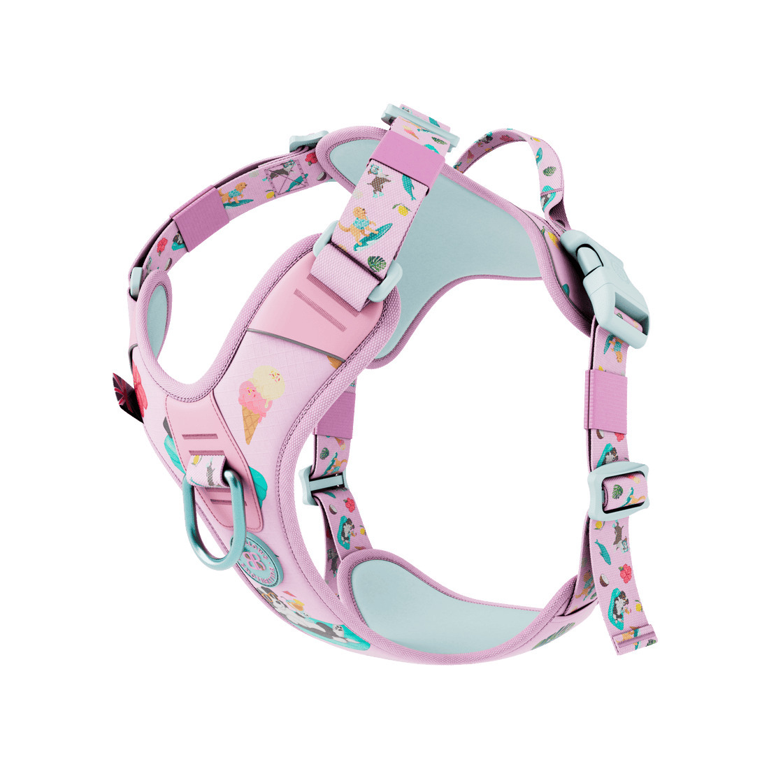 BULLYBILLOWS ｜HURRICANE HARNESS颶風胸背(Balmy Pink)
