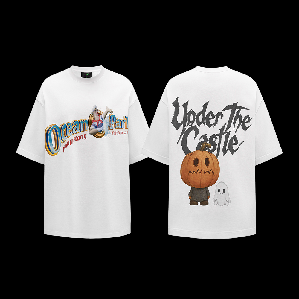 OP WHITE SHORTSLEEVE T-SHIRT