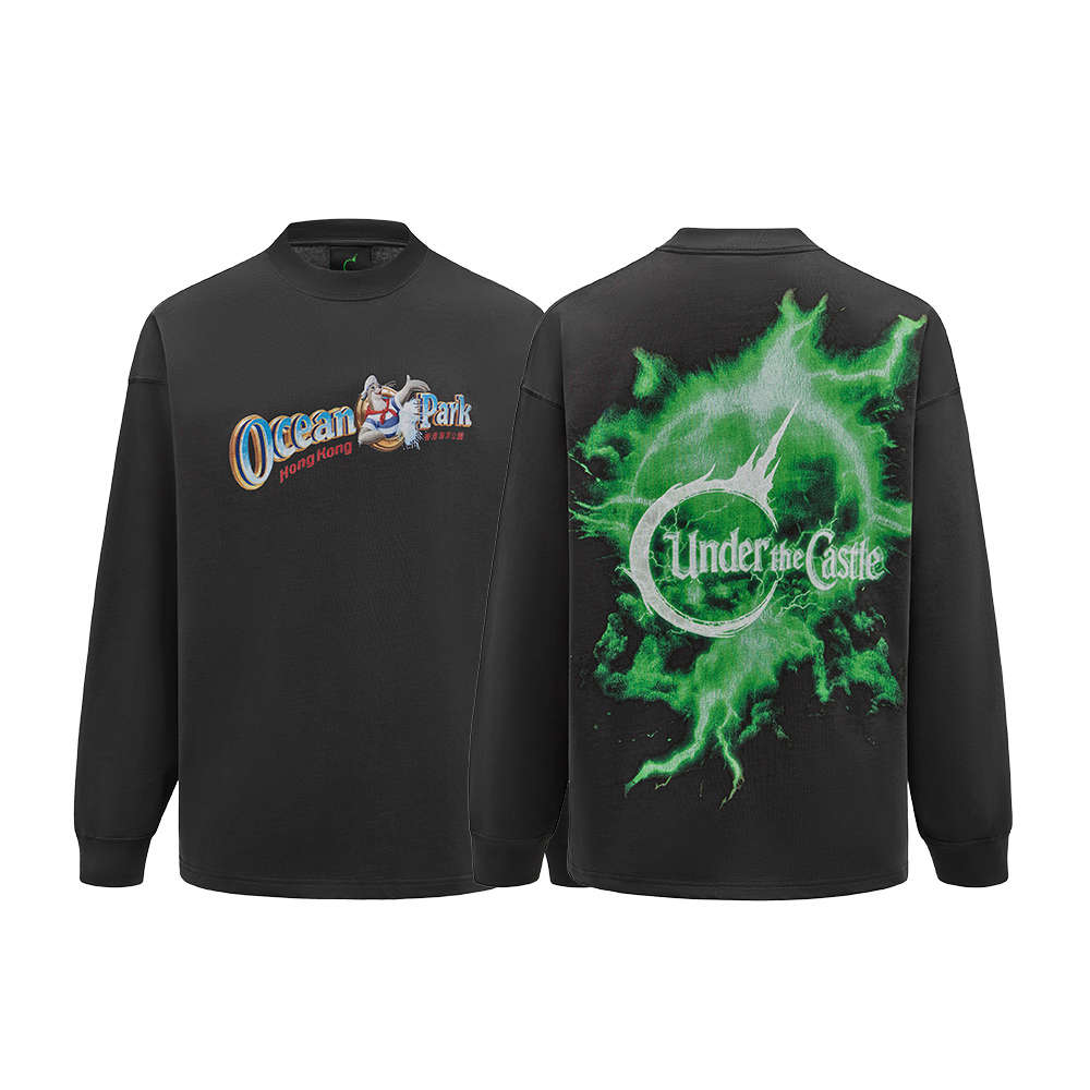 GREEN LIGHTENING LONGSLEEVE SHIRT