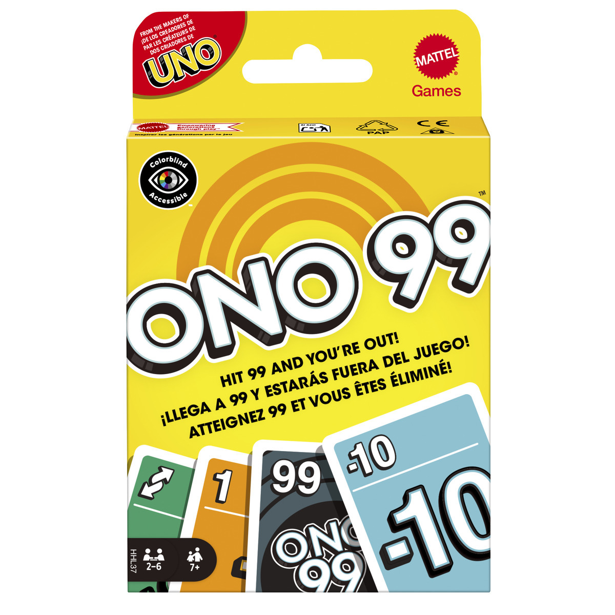 UNO卡牌遊戲: ONO 99