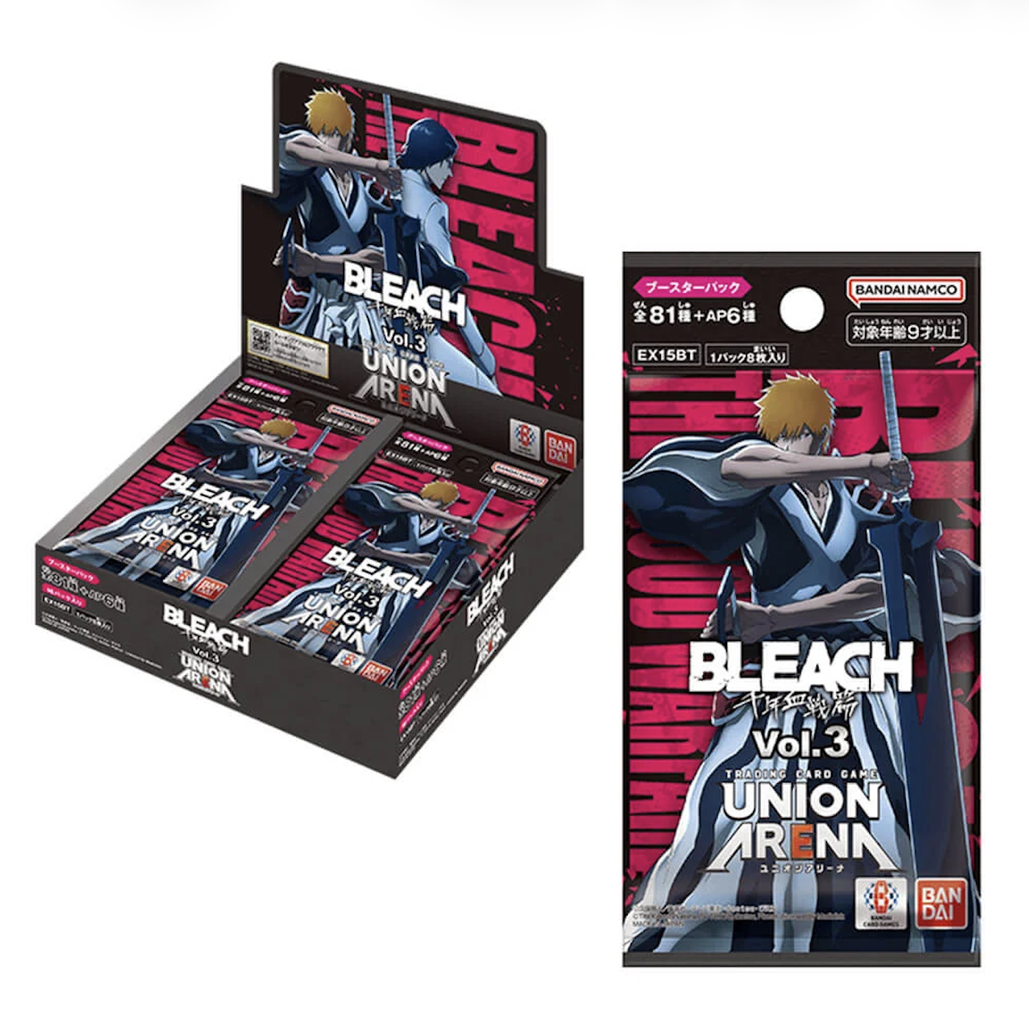 【EX15BT】UNION ARENA: BLEACH 死神 千年血戰篇 Vol.3 補充包 (原盒)
