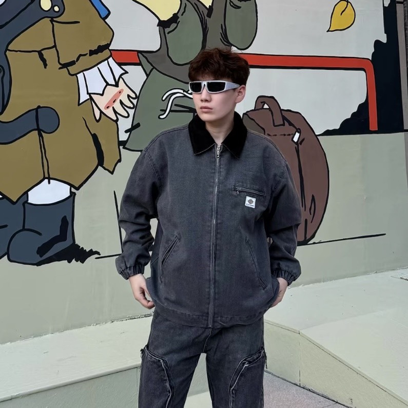 『預購商品』Dickies 美式復古底特律工裝外套 翻領落肩 DKU263MWJD71-PZY