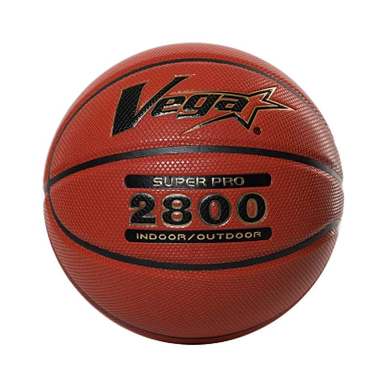 VEGA 十字紋合成皮籃球 吸汗止滑不黏沙 7號籃球 紅色 OBU-2800YCG [台灣現貨]