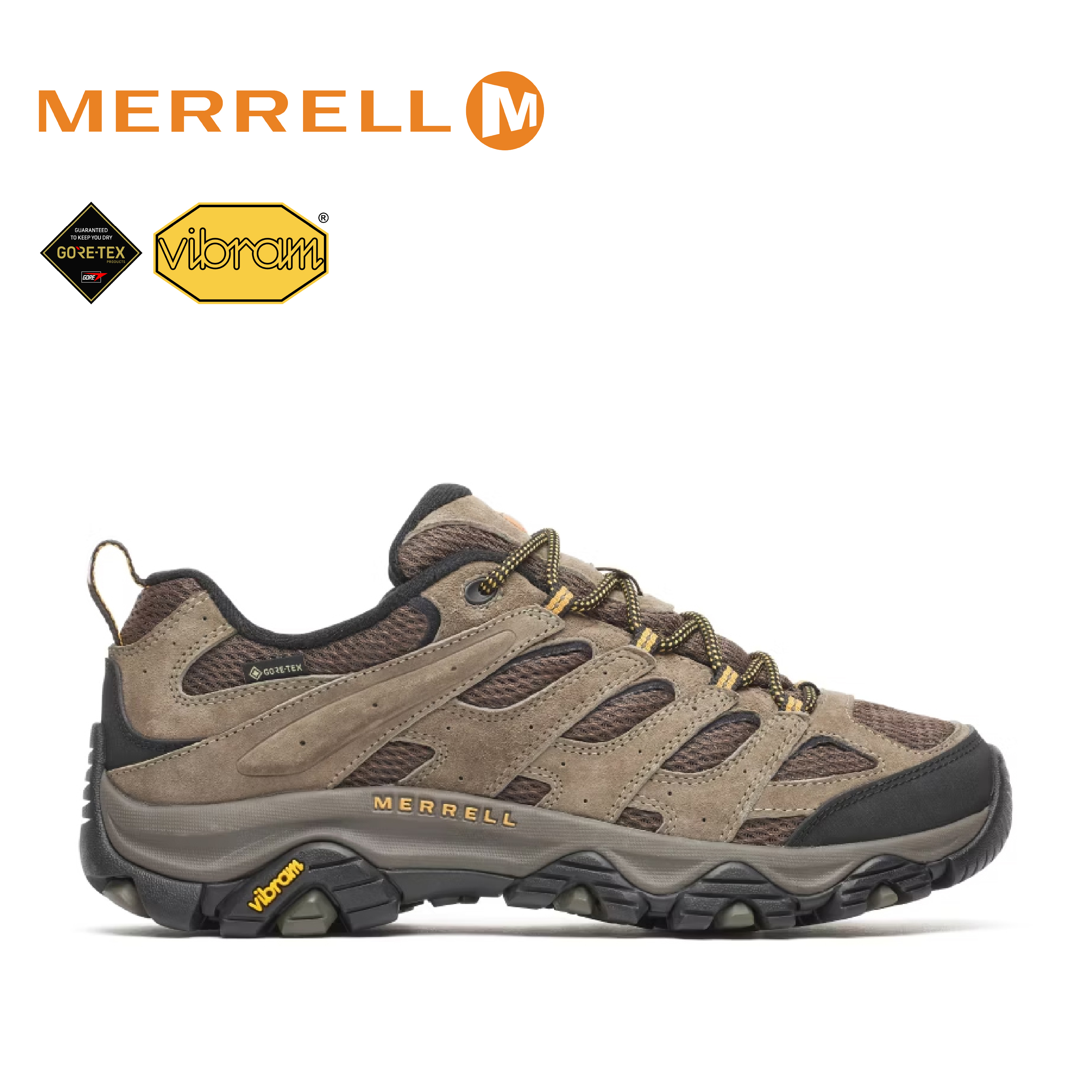 MERRELL 美國 MOAB 3 GORE-TEX 防水登山健行鞋 男款 (駝色) 33ML035805