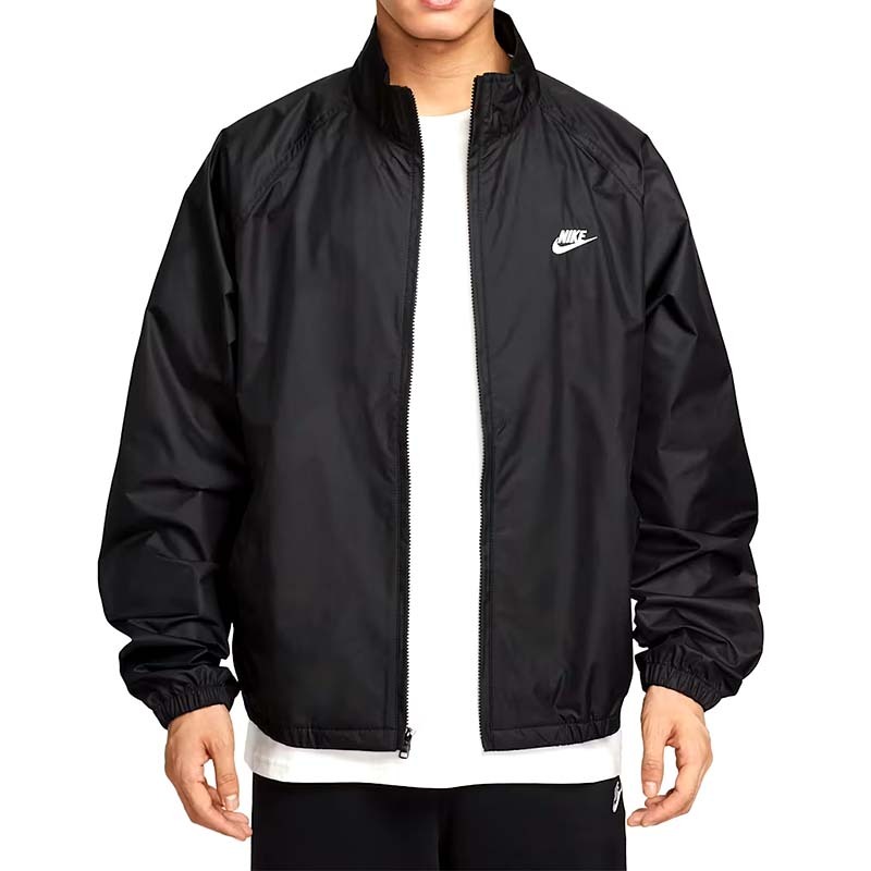 Nike Sportswear Club 男款 Roscoe 全長式拉鍊外套 黑色 HV1140-010 [台灣現貨]