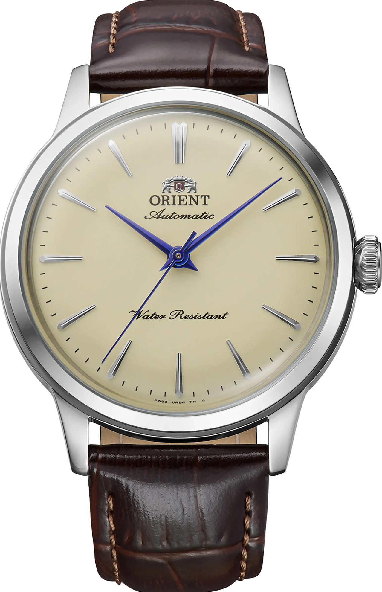 萬年鐘錶 - 東方錶  ORIENT   Bambino Automatic 復古款機械皮革男錶 RA-BB0104Y 錶徑36.4mm