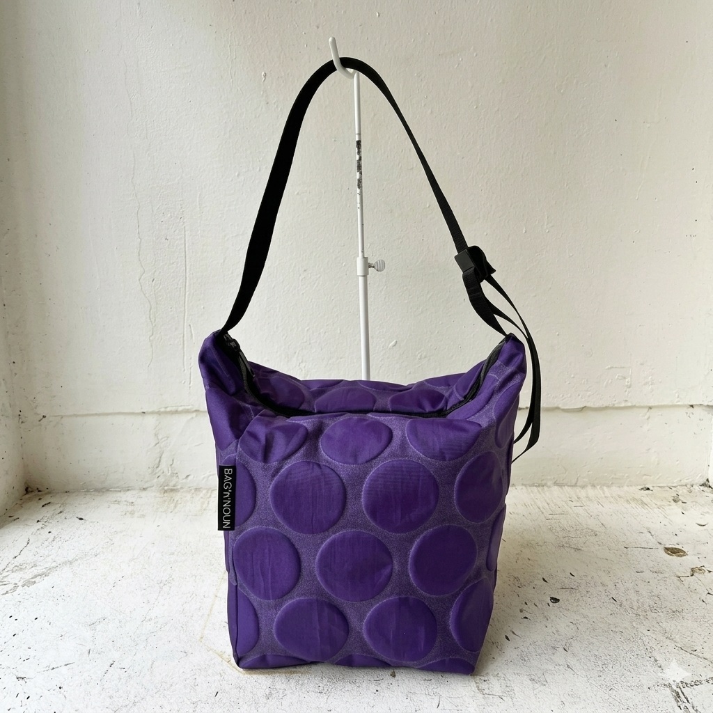 Bag'n'Noun｜DOTS SHOULDER單肩包 S號 - 紫 (70020962GRAPE)