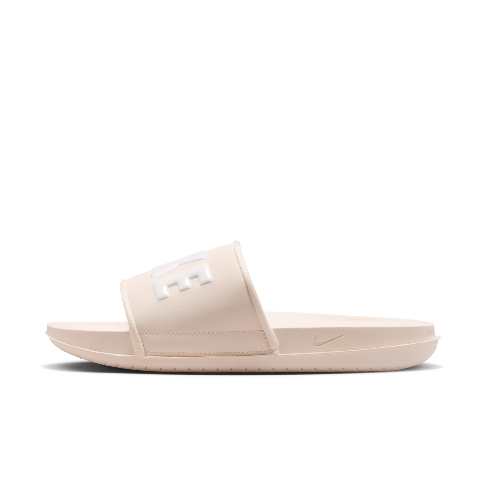 女鞋 NIKE W OFFCOURT SLIDE 淡粉白 麵包拖鞋 休閒 運動 Q彈 軟底 拖鞋【BQ4632-115】