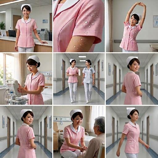2713 護士服褲裝