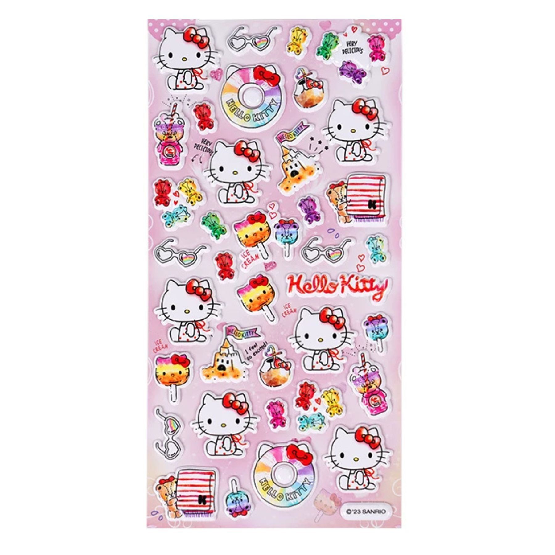 Hello Kitty Sanrio| 3D泡泡貼紙