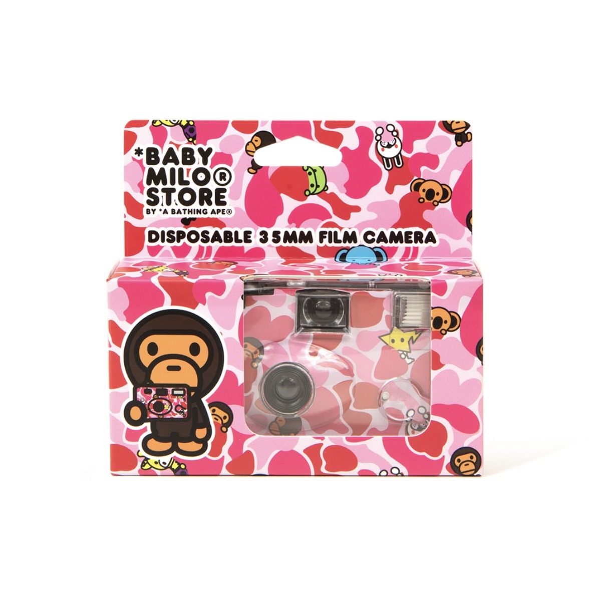 A BATHING APE BAPE BABY MILO FILM CAMERA 一次性 底片相機 綠色/粉色-0AC4655XXQ